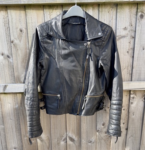 Leather jacket - leather,