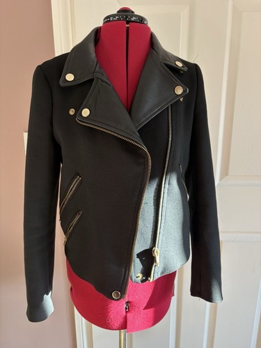Zara black leather - black,