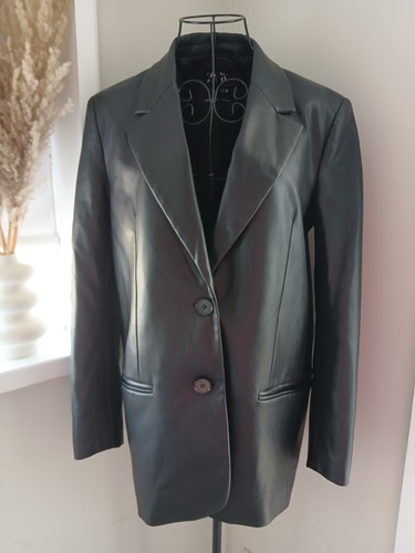 Zara faux leather oversized - zara,