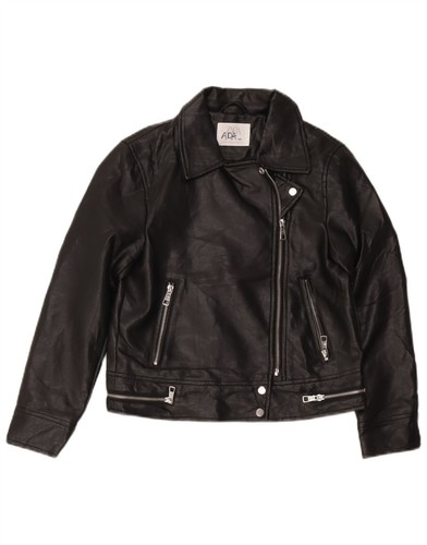 Zara girls faux leather - leather, biker