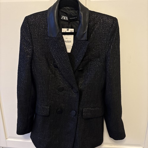 Zara black shimmer faux - shimmer,