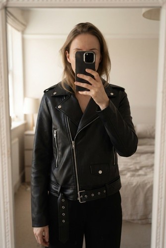 Zara faux leather - faux, jacket