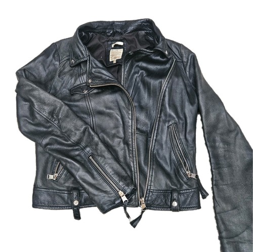 Zara genuine leather - genuine, biker