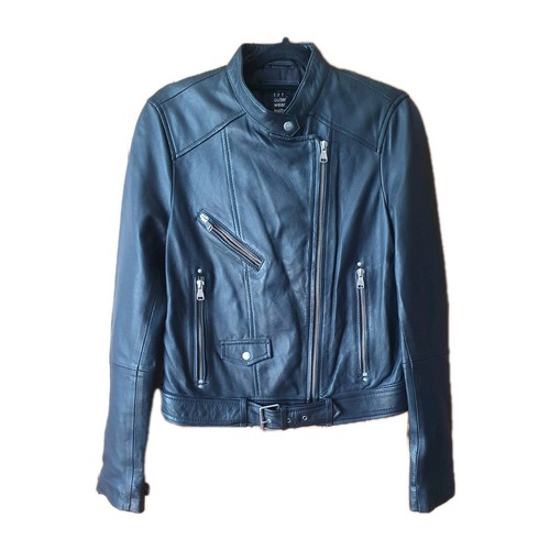 Zara soft nappa leather biker - zara,