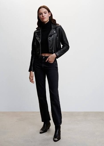 Zara genuine leather jacket - genuine,